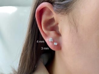 โค้ด 3F875 ลด 45.- /ต่างหูczเงินแท้ ต่างหูเงินแท้925  พลอยczเกรดอย่างดี ต่างหูวงกลม silver earring เหมาะกับคนแพ้ง