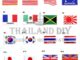 ตัวรีดติดเสื้อ งานปัก ธงชาติติดเสื้อ ธงชาติ นานาชาติ ประเทศ Country Flag Patch WOP DIY ตัวรีด อาร์มติดเสื้อ กระเป๋า หมวก