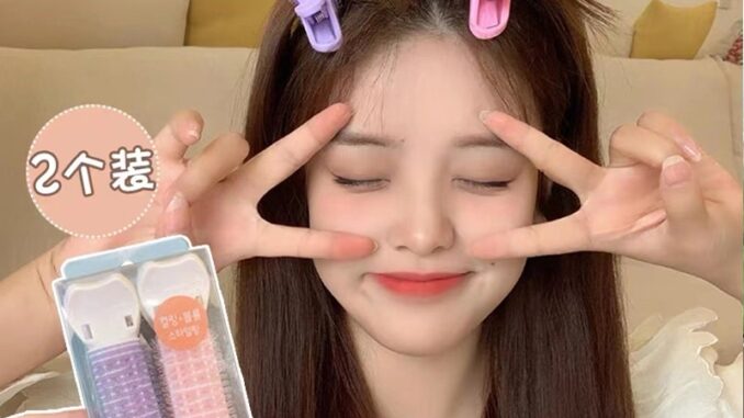กิ๊บติดผมหน้าม้า แบบไร้รอยต่อ สไตล์เกาหลี สําหรับผู้หญิง