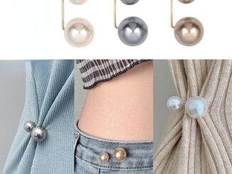【พร้อมส่ง】เข็มกลัดมุก ป้องกันแสงสะท้อน เพื่อความปลอดภัย เครื่องประดับ สําหรับผู้หญิง 3 คู่