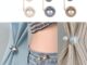 【พร้อมส่ง】เข็มกลัดมุก ป้องกันแสงสะท้อน เพื่อความปลอดภัย เครื่องประดับ สําหรับผู้หญิง 3 คู่