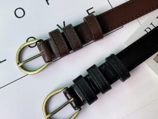พร้อมส่ง‼️ข็มขัด สไตล์เรียบง่าย สไตล์เกาหลี แฟชั่นสำหรับผู้หญิง และผู้ชาย เข็มขัดหนัง（p14）