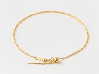 St. kunkka สร้อยข้อมือ ชุบทอง 18K 1.5 มม. ยาว 22.3 ซม. 235sf สําหรับสร้อยคอ สร้อยข้อมือ 2 ชิ้น