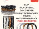 Slip silk crystal disco fever skinny scrunchies แบ่งขาย