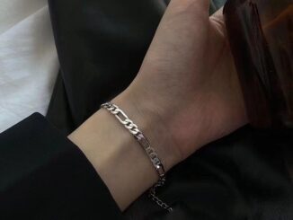 สร้อยข้อมือโซ่โลหะ แบบเรียบง่าย สำหรับผู้ชายและผู้หญิง