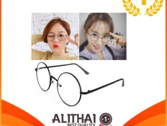 buybuytech glass แว่นตากรองแสง แว่นกรองแสง ทรงกลม รุ่น 901 Black (กรองแสงคอม กรองแสงมือถือ ถนอมสายตา)
