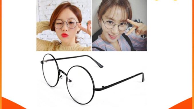 buybuytech glass แว่นตากรองแสง แว่นกรองแสง ทรงกลม รุ่น 901 Black (กรองแสงคอม กรองแสงมือถือ ถนอมสายตา)