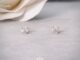 ต่างหูแป้น คริสตัลกลม ขนาด 4 มิล สีทอง ตุ้มหู เครื่องประดับ ER0582 ValueJewelry