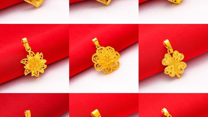 สร้อยคอโซ่ ชุบทอง 24K จี้รูปคลื่นน้ํา สําหรับผู้หญิง