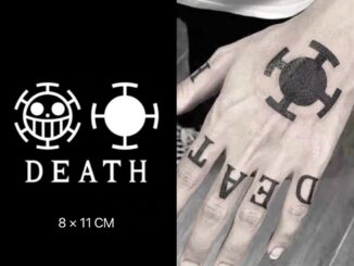 【Mars Tattoo】ใหม่ สติกเกอร์รอยสักชั่วคราว กึ่งถาวร 2 สัปดาห์ ติดทนนาน กฎหมาย X089