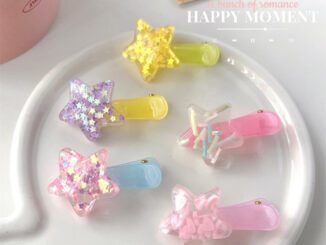 Cute 038 กิ๊บติดผม กิ๊บหนีบผมดาวสีหวาน