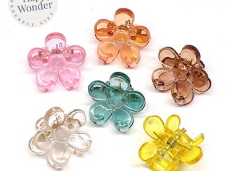 2 ชิ้น  กิ๊บติดผม ดอกไม้เล็ก 2 - 2.5cm กิ๊บหนีบผม เนื้อด้าน แบบใส น้ำหนักเบา  สีสวยน่ารัก