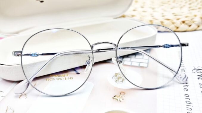 แว่นตา เลนส์ตัดใหม่สไตร์เกาหลี สั่งตัดได้ทั้ง สายตา/กรองแสง (รุ่น B-89025)