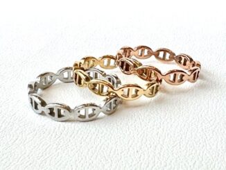 Jenny 14k ring. (แหวนงานชุบ 14k สแตนเลส สวย ทน เงา โดนน้ำหอม เจลแอลกอฮอล์ได้ ไม่ลอก ไม่ดำ)