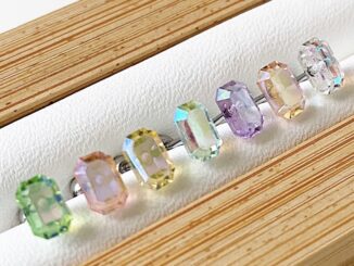 Pastel Rectangle [Piercing] จิวทรงเพชรสี่เหลี่ยมผืนผ้า