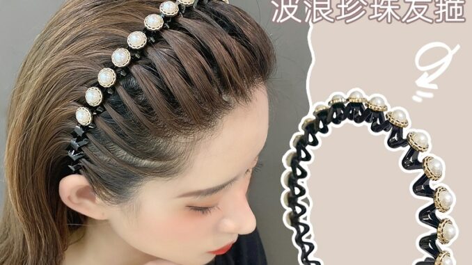 สไตล์ใหม่ มุก คลื่น ที่คาดผม ขี้เกียจ ผมถัก หน้าม้า ที่คาดผมแตก ที่คาดผมฟัน อิทธิพล กิ๊บติดผม ที่คาดผม