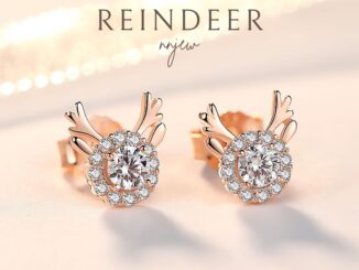 ต่างหู s925 earrings รุ่น กวางเรนเดียร์ Reindeer  ผู้หญิง ต่างหูแฟชั่น ของขวัญ เครื่องประดับ minimal