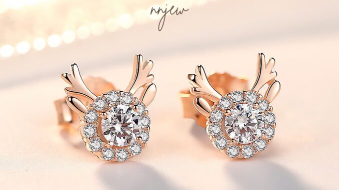 ต่างหู s925 earrings รุ่น กวางเรนเดียร์ Reindeer ผู้หญิง ต่างหูแฟชั่น ของขวัญ เครื่องประดับ minimal ต่างหู s925 earrings รุ่น กวางเรนเดียร์ Reindeer ผู้หญิง ต่างหูแฟชั่น ของขวัญ เครื่องประดับ minimal