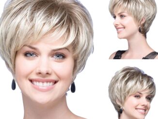 พร้อมส่ง วิกผมสั้น ไฟเบอร์เคมี สีทองอ่อน แฟชั่นสําหรับผู้หญิง