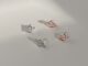 A.piece ต่างหูเงินแท้ [all silver 925] Arrow Heart stud earrings
