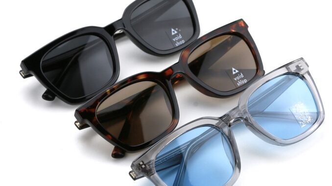 3.3 ♥ แว่นกันแดดผู้ชาย   แว่นกันแดดทรงเหลี่ยม เลนส์ Polarized กันแดดได้จริง 100% จาก