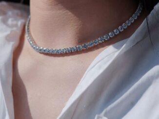 สร้อยคอเพชรCz   4mm.