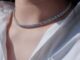 สร้อยคอเพชรCz   4mm.