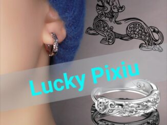 [Lucky Pixiu Earrings] ต่างหูเข็มเงิน 925 รูปไม้กางเขน ไม่ซีดจาง สไตล์เกาหลี ญี่ปุ่น แฟชั่น สําหรับผู้ชาย