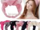 Cute Cat Ears Makeup Shower Soft Headband Cartoon Elastic Hair Hold Bands Women Girls Hairband Hair Accessories Wash Tool