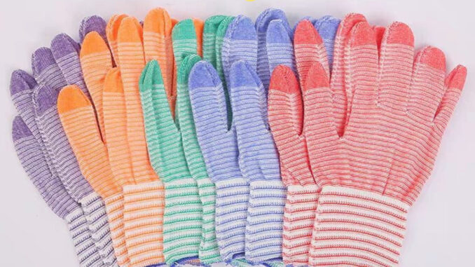 [กรอกDTLUV45ลด45.-ขั้นต่ำ300.-]ถุงมือผ้า ยกโหล(12คู่)