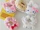 Life-365 ยางรัดผม ขนาดใหญ่ ลาย Hello Kitty น่ารัก เครื่องประดับแฟชั่น
