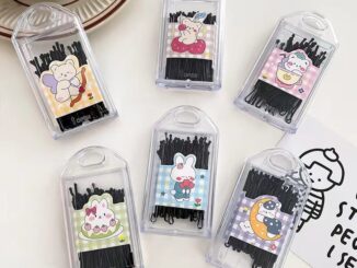 30 กล่อง เกาหลี ใหม่ เมทัลลิก สีดํา กิ๊บติดผม เด็ก ที่เรียบง่าย คงที่ ผมหน้าม้า คลิปด้านข้าง