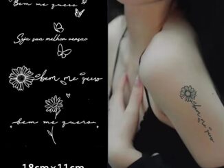 【COCO Magic tattoo】สติกเกอร์รอยสักชั่วคราว กึ่งถาวร กันน้ํา ติดทนนาน 15 วัน 18 ซม.*11 ซม.