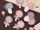 แผ่นแพทช์ ปักลายโลโก้เห็ด อมยิ้ม สําหรับทําเครื่องประดับ เข็มกลัด ผม diy