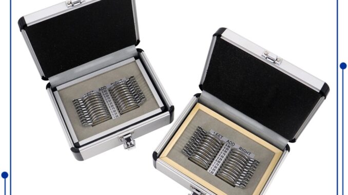 ชุดถาดอลูมิเนียม และเคสเลนส์ออปติคอล สําหรับทดลอง 22 ชิ้น