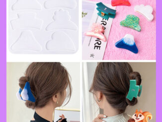 Siy แม่พิมพ์ซิลิโคนอีพ็อกซี่ UV สําหรับทํากิ๊บติดผม DIY