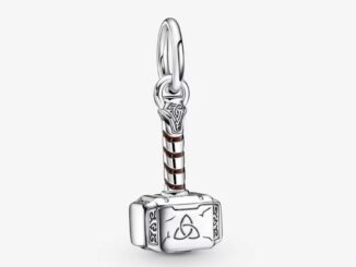 [พร้อมส่ง สินค้าแท้  ] Pandora Marvel The Avengers Thor's Hammer Dangle Charm