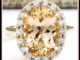 Sunshine_Valentine's Day Gift Oval Artificial Topaz Rhinestone Women Finger Ring Jewelry