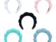 POOP Spa Headband For Washing Face Terry Towel Headband Sponge Hairband Skincare Headband Non Slip Yoga Sweatband Headba