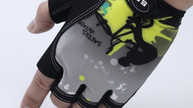 ถุงมือครึ่งนิ้ว ขี่จักรยาน ตกปลา สำหรับผู้ชายและผู้หญิง