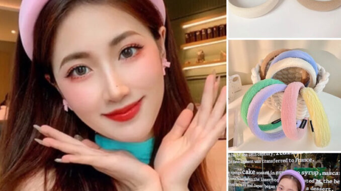Jolie Wiwii (สินค้าพร้อมส่ง) ที่คาดผมฟองน้ำ ที่คาดผมเกาหลี