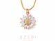 Bzebi สร้อยคอทองคํา 18k ไทเทเนียม จี้เพชร ป้องกันสนิม เครื่องประดับแฟชั่น สําหรับผู้หญิง สไตล์เกาหลี ของขวัญวันเกิด พร้อมกล่องพิเศษ 19n