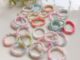 Pantheadesign แหวนลูกปัดสีพาสเทล เลือกสีเลือกไซส์ได้ (โทน2)