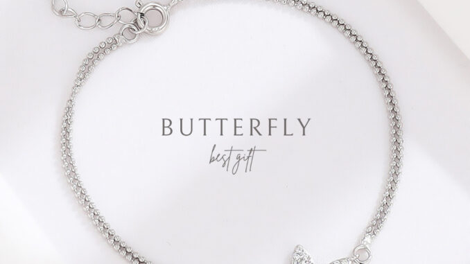 สร้อยข้อมือ Butterfly Bracelet เครื่องประดับ minimal
