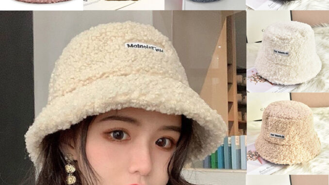 หมวกบักเก็ต หมวกไหมพรม หมวกกันหนาว ให้ความอบอุ่น แฟชั่นวินเทจ สไตล์เกาหลี สําหรับผู้หญิง หมวกบักเก็ต หมวกไหมพรม หมวกกันหนาว ให้ความอบอุ่น แฟชั่นวินเทจ สไตล์เกาหลี สําหรับผู้หญิง