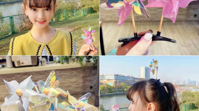 【พร้อมส่ง】กิ๊บติดผม รูปกังหันลม เป็ด หัวใจน่ารัก เครื่องประดับ สําหรับนักเรียน เด็ก