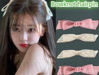 กิ๊บติดผมหน้าม้า ประดับโบว์ สามมิติ สีพื้น เครื่องประดับ สําหรับเด็กผู้หญิง