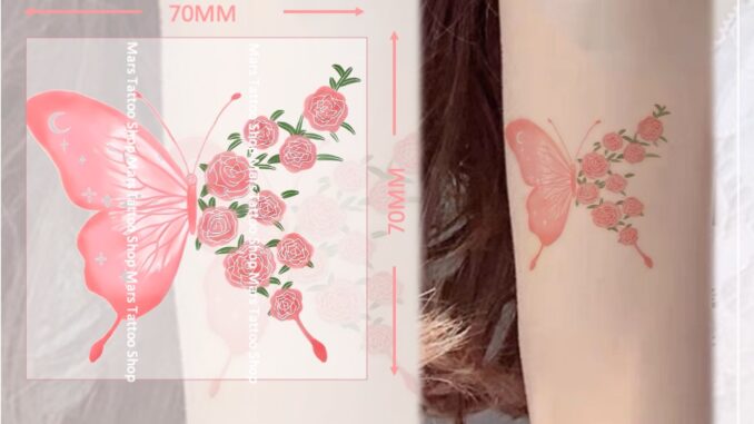 【Mars Tattoo】สติกเกอร์รอยสักชั่วคราว ลายผีเสื้อ ผีเสื้อ ติดทนนาน CX013 【Mars Tattoo】สติกเกอร์รอยสักชั่วคราว ลายผีเสื้อ ผีเสื้อ ติดทนนาน CX013