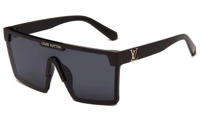 Louis Vuitton 2022 แว่นตากันแดดแฟชั่น ทรงสี่เหลี่ยม สไตล์วินเทจ สําหรับผู้ชาย ผู้หญิง UV400
