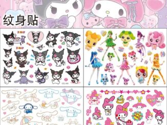 สติกเกอร์รอยสัก ลายการ์ตูน Sanrio น่ารัก สําหรับเด็ก